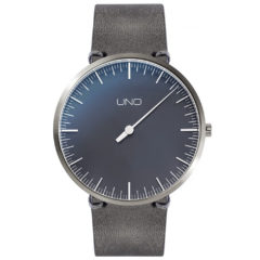 UNO Anniversary Model met appliques, parelzwart, 40 mm, titanium, quartz